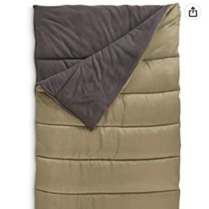 BRAND NEW Guide Gear Double Size fleece SLEEPING BAG 20 degrees. 80"L x 50"W
